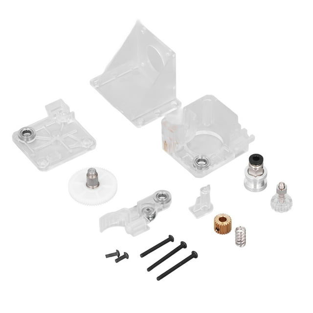 Kit de extrusora de 1,75 mm, juego de repuesto de accesorios acrílicos transparentes para impresora 3D V6