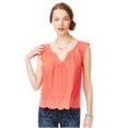 thumbnail image 1 of Aeropostale Swing Blusa de punto campesina para mujer, naranja, extragrande Aeropostale Tejer, 1 of 2