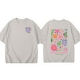 thumbnail image 4 of FASHOFT Beach Graphic Oversized Shirts for Womens Retro Summer Party T-Shirt Tropical Vacation Tee Tops Light Gray XL, 4 of 6