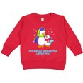 thumbnail image 2 of Inktastic My Great Grandma Loves Me Cute Penguins Toddler Sweatshirt, 2 of 4