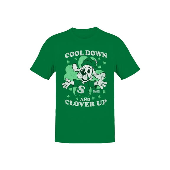 Officially Licensed Slush Puppie Clover Dog St. Patrick's Men's T-shirt