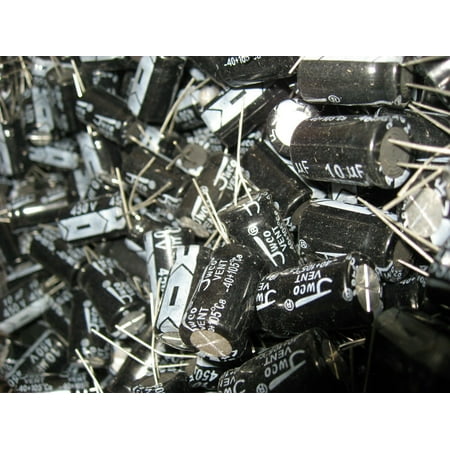 100Pcs Electrolytic Capacitors 450V 10uF Volume 13x21 mm 10uF 450V