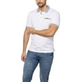 thumbnail image 2 of X RAY Men's Slim Athletic Fit Short Sleeve Performance Stretch Cotton Polo Shirt, White/Sand/Light Heather, Large, 2 of 9