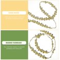 thumbnail image 4 of 4. 5m Decorating Lace Embroidered Trim Ribbons Flowers Embroidered Trim for Applique Headband Sewing or Craft Projects Decoration, 4 of 8