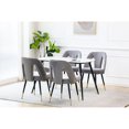 thumbnail image 3 of Gold - Tipped Legs and Nailheads | In a Home Dining Setup | Decorative and Sturdy Chairs, 3 of 7