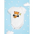 thumbnail image 3 of Cute Pumpkitty W Vampire Costume Bodysuit Infant -Image by Shutterstock,  12 Months, 3 of 4