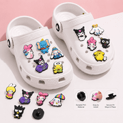 IVASKY 30 Pcs Kawaii Friends Shoe Charms for Clogs, Cute Japanese Cartoon Clog Decoration Pins for Girls Kids Teens Party Favor Gift