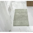 thumbnail image 2 of Better Trends 24" x 40" Bathroom Rug 100% Cotton, Soft Tufted Bath Mat, Water Absorbent & Spray Latex Backing Bathroom Rug (Dark Sage) Granada Collection, 2 of 6