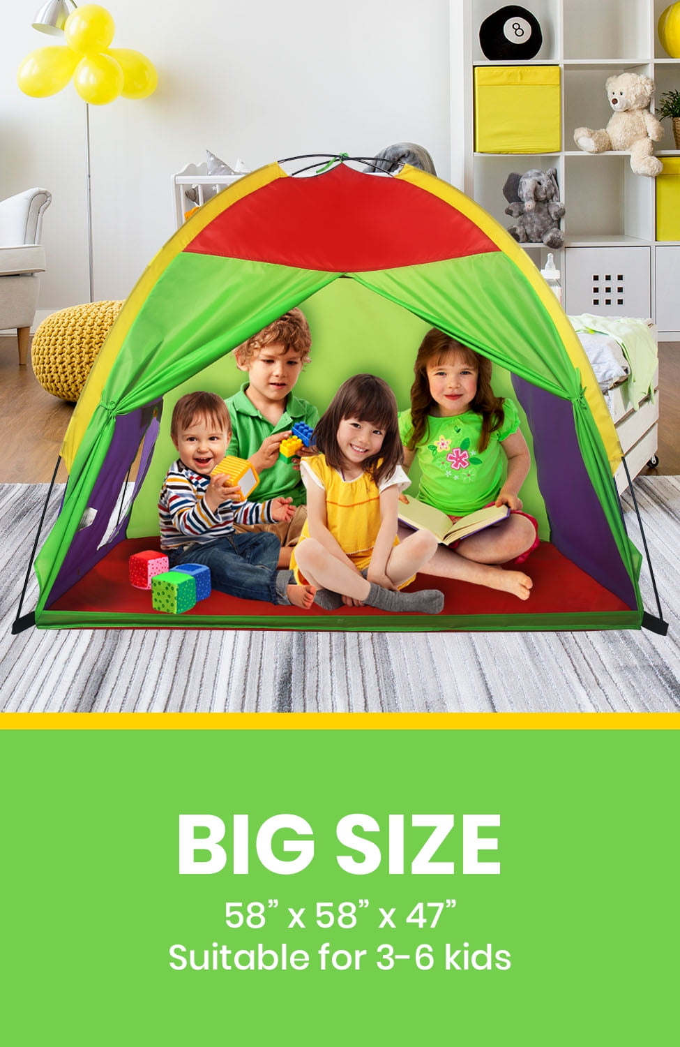 alvantor kids pop play tents indoor outdoor children