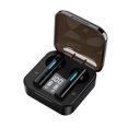 thumbnail image 2 of Injueey Auricular intrauditivo compatible con Bluetooth Inalámbrico Deportes Audio Auricular Control táctil Auricular Teléfono Cables de audio/vídeo Negro, 2 of 6