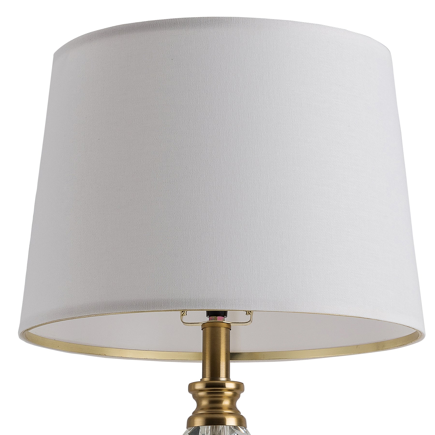 Modern Table Lamps Set of 2 ,Transitional Table Lamp for Living Room, Contemporary Crystal Bedside Lamps for Bedroom, Nightstand, Hotel