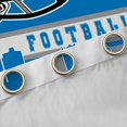 thumbnail image 4 of Homewish Boys Ball Lover Black Out Curtains,Rugby Football Sport Curtains Pack of 2 (42x63 Each),Blue Gray White Bedroom Curtains For Teens,Ultra Soft Home Decor, 4 of 6