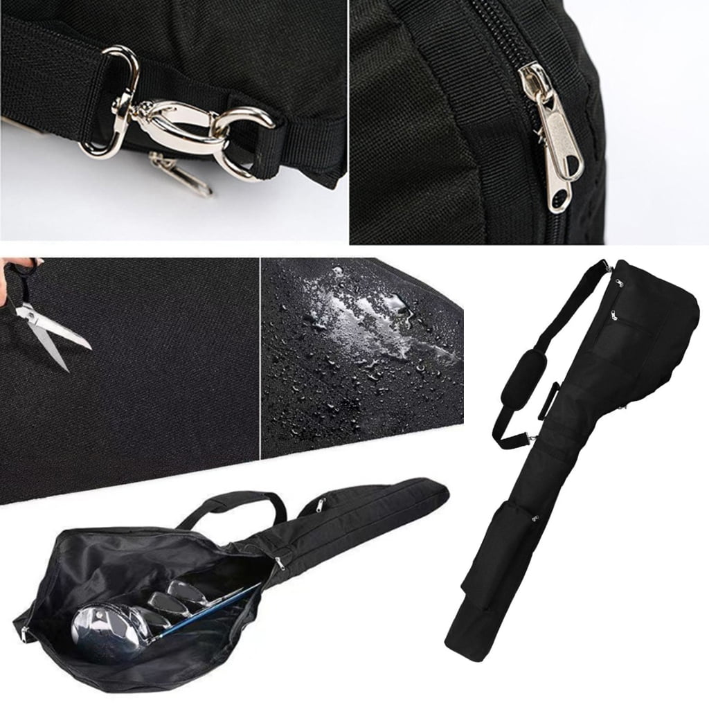 Golf Pencil Bags with Shoulder Straps Driving Range Practice Golf Club Sleeves