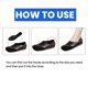 thumbnail image 3 of 1-6pcs HOUKEA HKB05-A002-1-BK1 1 Pair Arch Insoles Varicose Veins Relieve Magnetic Acupressure Arch, 3 of 5