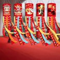 thumbnail image 4 of 2 Piece Happy New Year Windsock Wind Sock Flag for Home New Year Decoration, 4 of 7