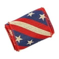 thumbnail image 3 of Clearance Under $5!Yyuenw Patriotic Ribbons American Flag Star Striped Wired Ribbon Red Blue White Glitter Star Ribbons for Memorial Day 4th of July Independence Day Bow DIY Crafts 2" x 5 Yards, 3 of 3