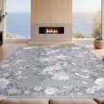 thumbnail image 2 of Design&I 2'x3' Ultra Soft Door Mat, Chinoiserie Vintage Border Scrolling Vine Toile Bird Botanical None Fluffy Washable Easy Care Indoor rug for Bedside Entryway, 2 of 7