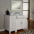 thumbnail image 6 of J and J International 7080D1-WWC 84 In. Horizon Double Vanity Sink Console With Pearl White Finish, 6 of 6