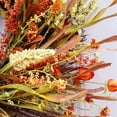 thumbnail image 6 of 24 inch Fall Wreath Front Door Wreath Grain Wreath Harvest Gold Wheat Ears Garland Farmhouse Autumn Straw Wreath for Front Door Wedding Wall Home Thanksgiving Decor, 6 of 8