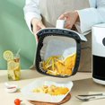 thumbnail image 4 of 50pcs Air Fryer Disposable Paper Liner Mat Square Steamer Basket (White), 4 of 4