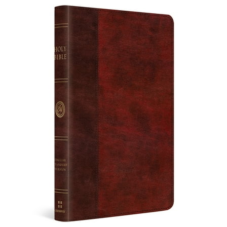 ESV Large Print Thinline Bible (Trutone, Burgundy/Red, Timeless Design), (Hardcover)