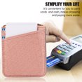 thumbnail image 6 of ELEHOLD Case for Samsung Galaxy Z Flip 6, Shockproof Faux Leather Wallet Phone Case with Shoulder Strap,Rosegold, 6 of 8