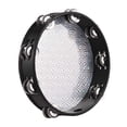 thumbnail image 4 of Tamborines Musical Instrument Adult, 8 Inch Handheld Radiant Tambourine Round Jingle Drum Tambourine Musical Instrument Foot Tambourine For Adult With Its Lightweight and Portable, 4 of 7