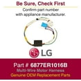 thumbnail image 2 of LG ZEN6877ER1016B Genuine OEM Multi Harness, 2 of 2