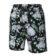thumbnail image 4 of Balery Cartoon Koala Bear Traje de Baño Estilo Hawaiano para Hombre, Shorts de Secado Rápido con Bolsillos-Large, 4 of 6