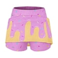 thumbnail image 7 of EnJoCho Toddler Skirt Little Girls Athletic Unifor𝗆 Skorts Go𝗅f Outfit Cheer Tennis Skirts with Shorts Girls Floral Dress Easter Floral Print Dress, 7 of 7