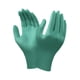 thumbnail image 2 of Guantes de goma, puño extendido, verdes, 20 por caja (10 pares) (L), 2 of 5