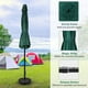 thumbnail image 4 of Sombrilla de patio exterior Simple Deluxe de 9 pies, 2 unidades, color verde, 4 of 7