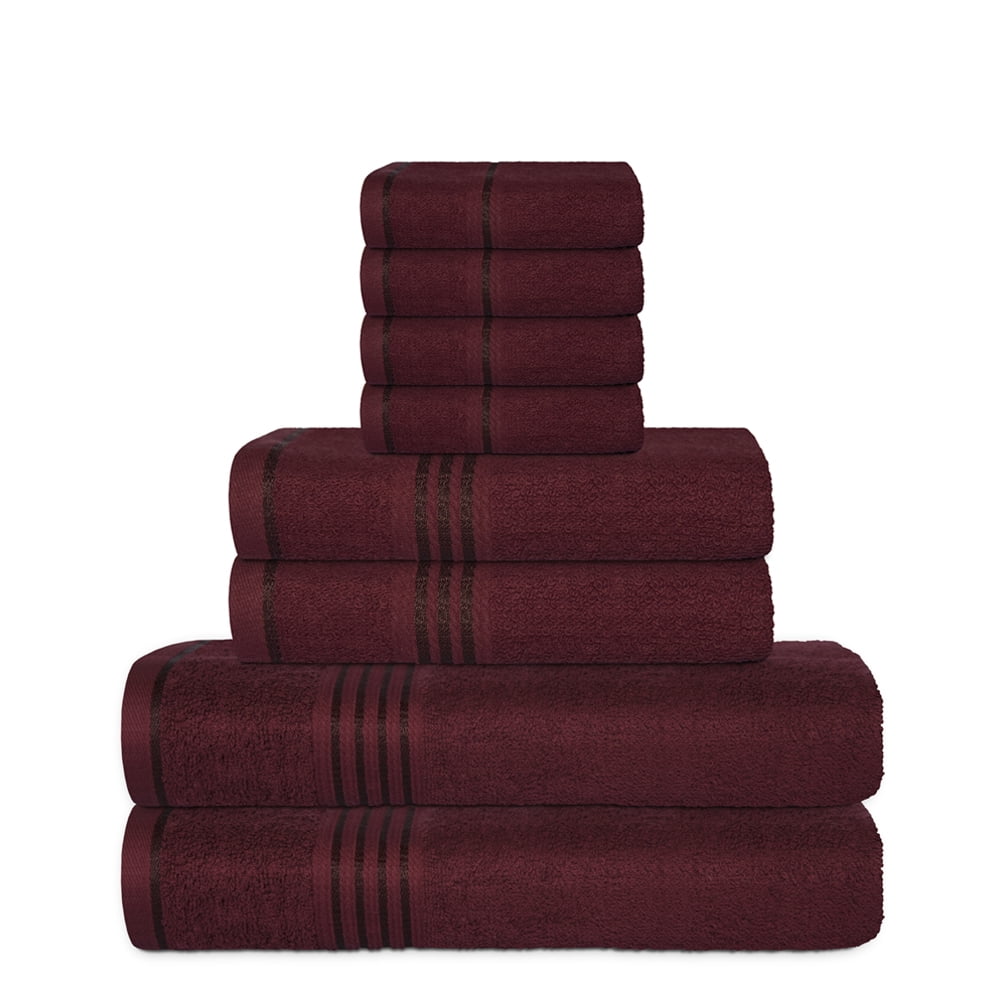 George & Jimmy 100% Cotton Luxury Towel Combo Set 8 Pieces Premium ...