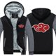 thumbnail image 1 of Naruto Itachi Akatsuki Print Winter Hoodie Cloud Symbol Hooded Pullover Sweatshirt Harajuku Warm Fleece ClothingS Gao Jinjia LED, 1 of 2