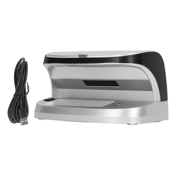 Detector de billetes falsos UV MG WM MGF, comprobador de billetes con lupa y escala