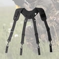 thumbnail image 6 of Abbraccia Suspenders Duty Belt Harness, x Shaped Strap Equipment Accessories with Adjustable Strap Padded Tool Belt for Climbing Adults black, 6 of 10