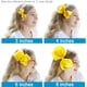 thumbnail image 3 of Paquete de 20 lazos para el pelo para niñas de Fable, pinzas para el pelo de cocodrilo de lino y algodón o accesorios para el pelo hechos a mano neutros para niñas pequeñas (4 pulgadas) JM, 3 of 5