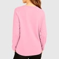 thumbnail image 3 of OGLCCG Long Sleeve Shirts for Girls Plain Crew Neck Stretchy Basic Layering Tops Lightweight Fall Winter Outfits Size 1-13 Years, 3 of 8