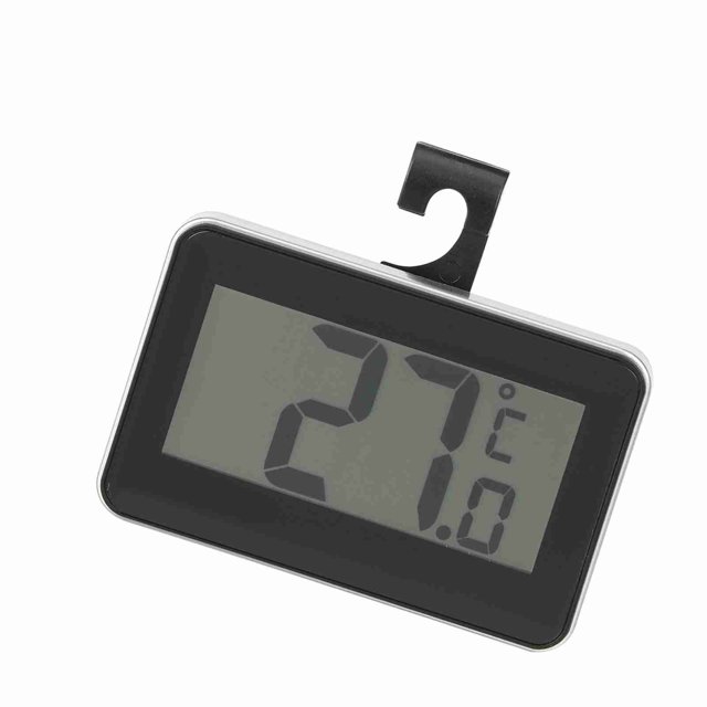 Digital Refrigerator Thermometer, Waterproof Electronic Thermometer High Accuracy Refrigerator Thermometer Digital for Refrigerator Fridge Freezer Temperature