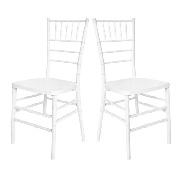 White ToughResin Chiavari Chair - 2 Pack - Some Assembly Required by Chivari