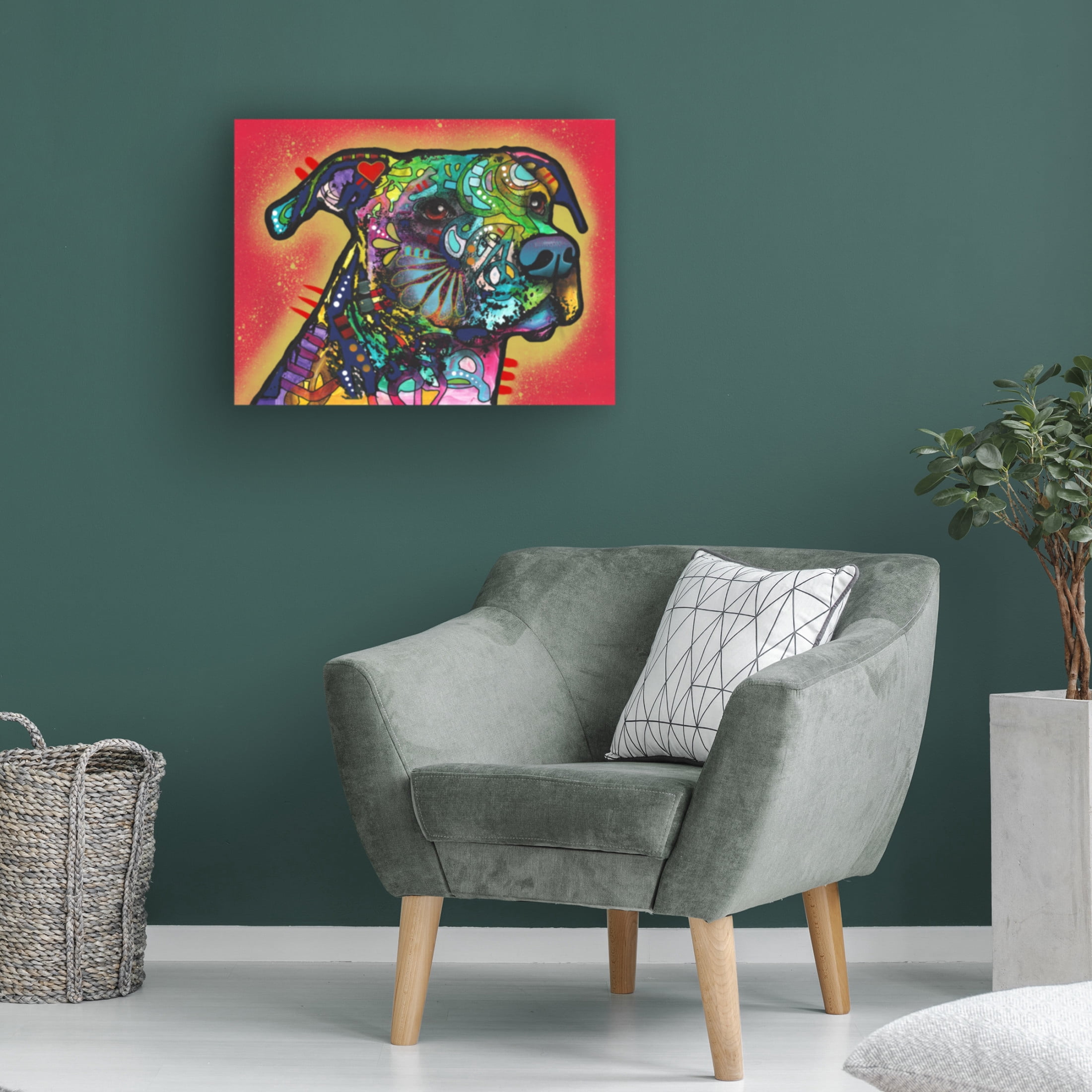 Canvas Wall Art - Dean Russo 'Horizon' Wall Art for Living Room, Bedroom, or Office Décor by Trademark Fine Art - 47 x 35 Inches