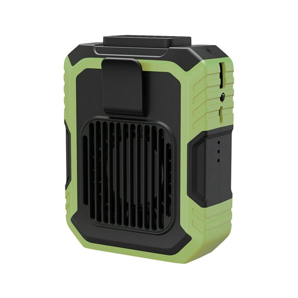 Ventilador Portátil Enfriador Ventilador Eléctrico 3 Velocidades 4000 MAh para Exteriores (verde)