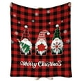 thumbnail image 6 of PALIFEUR Christmas Blanket, Super Soft Cozy Xmas Throw Blanket, Snowflake with Christmas Tree Decoration Blankets, Fuzzy Warm Blanket for Couch, 59L x 50W Inch, 6 of 7