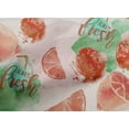 thumbnail image 4 of oneOone Cotton Cambric Dark Peach Orange Fabric Texture & Lemon Watercolor Quilting Supplies Print Sewing Fabric By The Yard 56 Inch Wide, 4 of 4