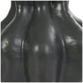 thumbnail image 5 of DecMode 10", 8"H Abstract Tulip Shaped Black Resin Vase, Set of 2, 5 of 12
