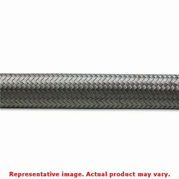 Vibrant Performance 11924 VIB11924 20FT ROLL OF STAINLESS STEEL BRAIDED FLEX HOSE; AN SIZE: -4; HOSE ID 0.22IN