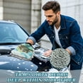 thumbnail image 4 of Qxltty Great Turtle Car Wash Mitt 2pcs Scratch Free Lint-Free Antistatic Microfiber 8.07×11.8in, 4 of 8