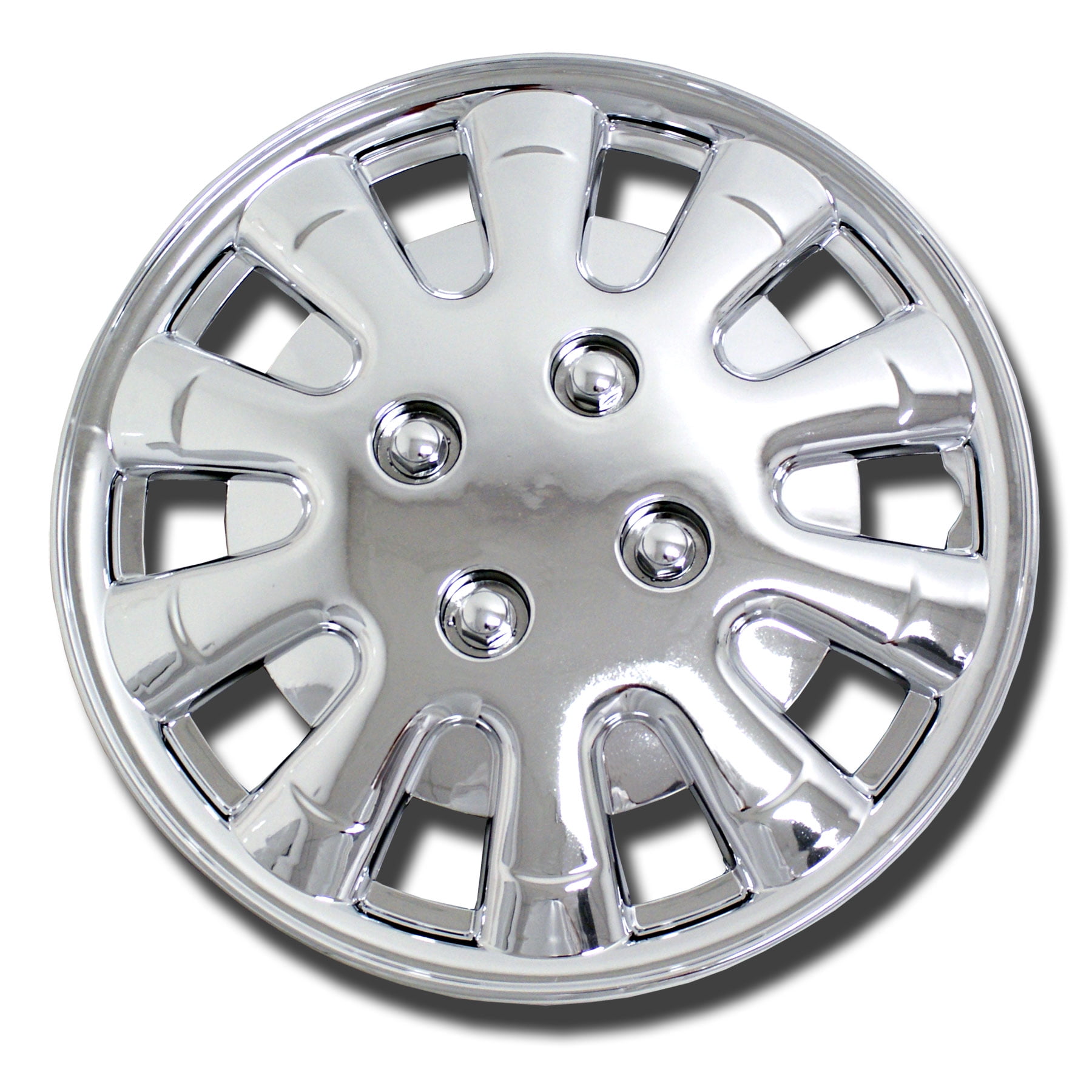 TuningPros WSC303C15 Set of 4 Chrome Finish Hubcaps 15" Hub Caps