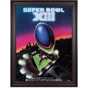 1979 Steelers vs Cowboys 36" x 48" Framed Canvas Super Bowl XIII Program