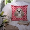 thumbnail image 3 of Carolines Treasures BB5286PW1414 Cocker Spaniel Fabric Decorative Pillow, 14Hx14W, multicolor, 3 of 4